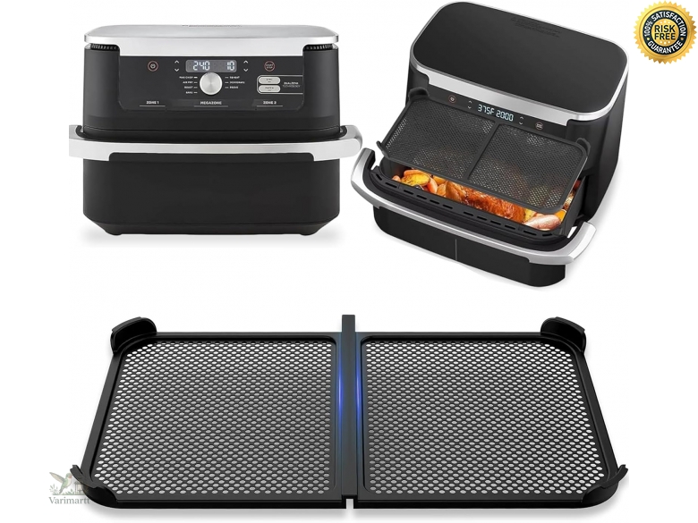 Grille Anti-projections Pour Air Fryer Ninja AF500EU 10,4 L - Silicone Réutilisable, Protection De La Résistance - 2